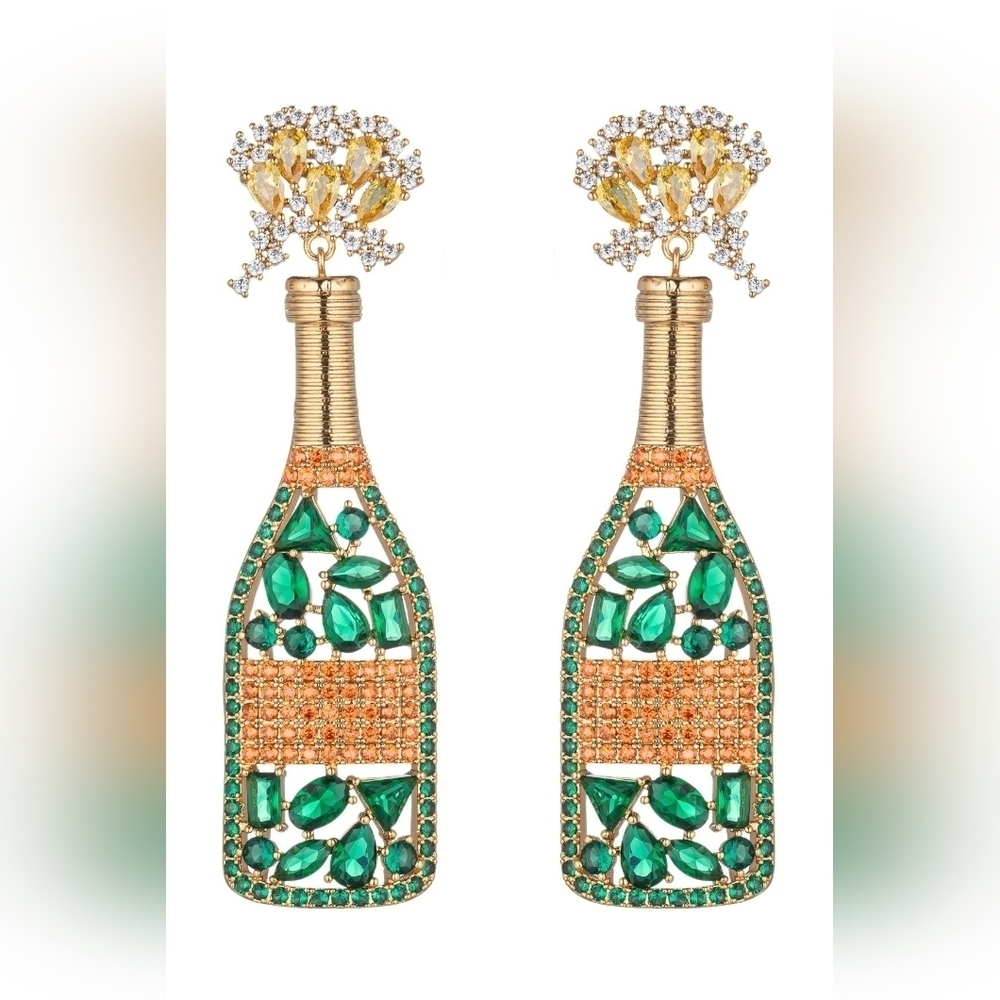 Pop Champgane Drop Earrings BY EyeCandy